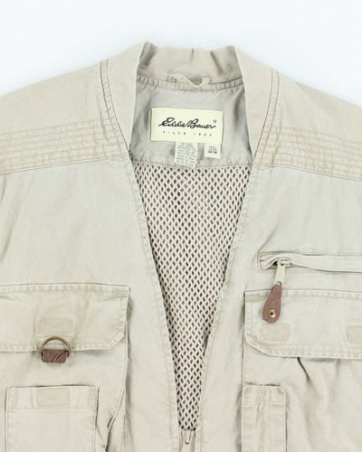 Vintage Eddie Bauer Multi Pocket Fishermen Gilet - M