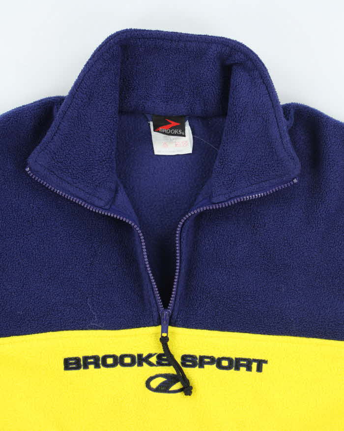 Vintage 2000's Brooks Sport Chunky Quarter Zip Fleece - L