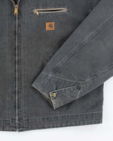 Vintage 00s Carhartt Navy Fleece Lined Workwear Jacket - XL