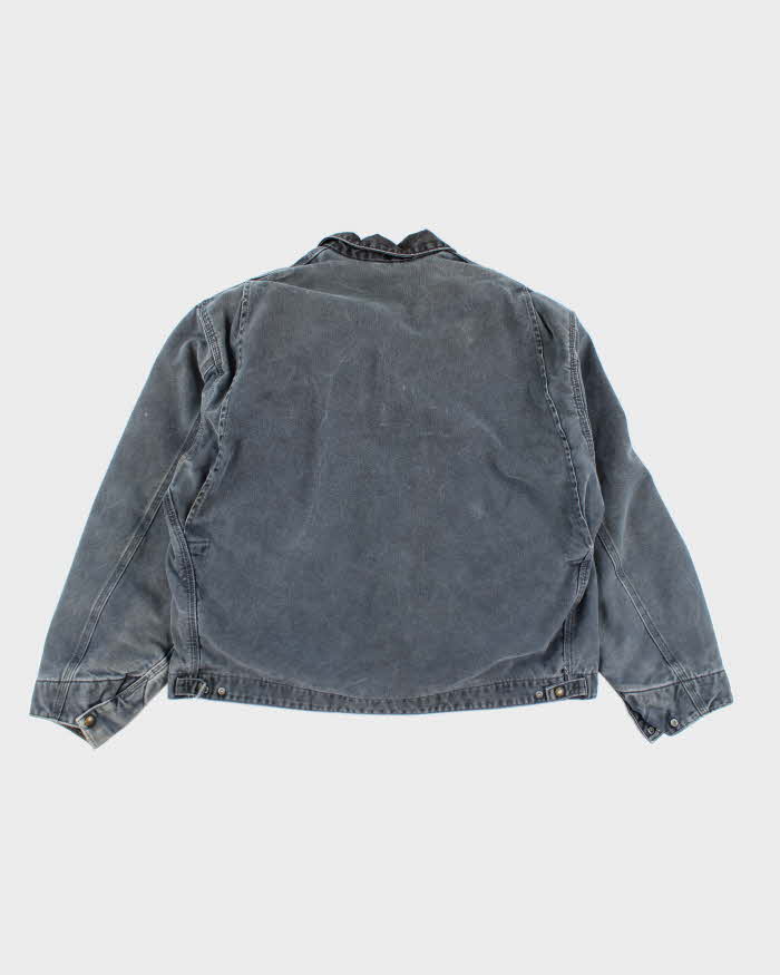 Vintage 00s Carhartt Navy Fleece Lined Workwear Jacket - 2XL Tall