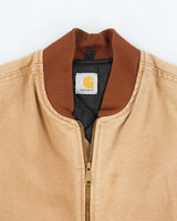 Vintage 90s Carhartt Beige Sleeveless Jacket - XL