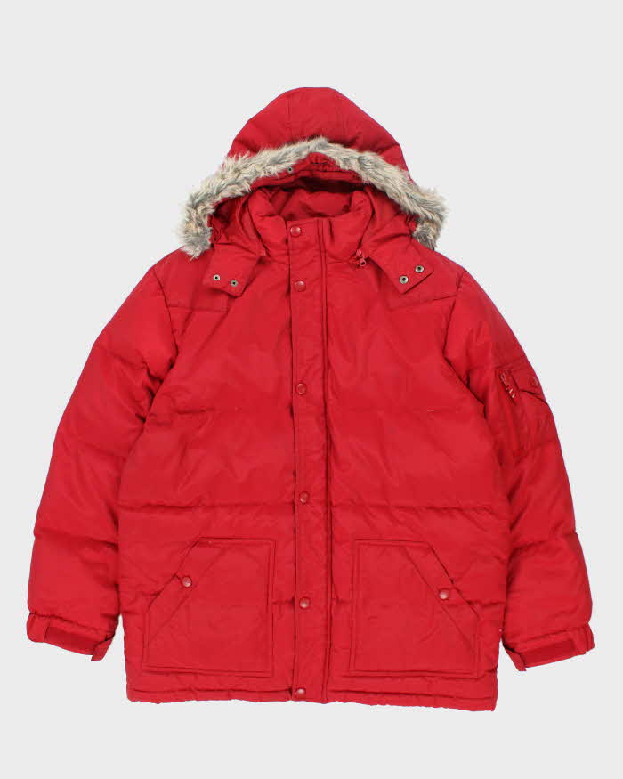 Vintage 90's Baleno Heavyweight Insulated Hooded Puffer Jacket - XL
