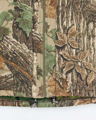 Vintage 90's Camouflage Multi Pocket Sleeveless Vest - L