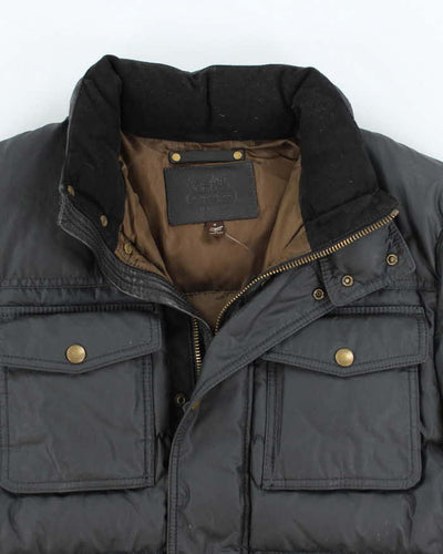 Vintage 2000's Coach Waxed Insulated Puffer Jacket - M