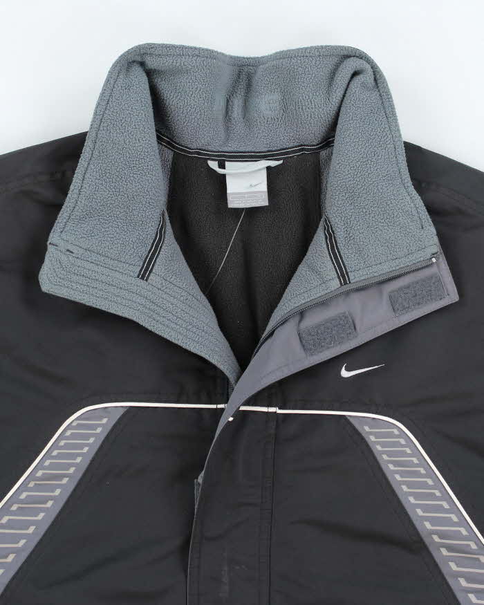 Vintage 2000's Nike Insulated Patterned Zip Up Jacket - S