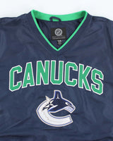 Vintage NHL Vancouver Canucks Hockey Lightweight Pullover Windbreaker Jacket - XXL