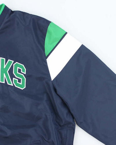 Vintage NHL Vancouver Canucks Hockey Lightweight Pullover Windbreaker Jacket - XXL