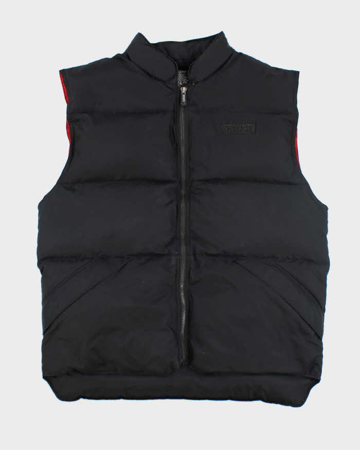 Vintage 90's Adidas Blackout Insulated Puffer Gilet - M