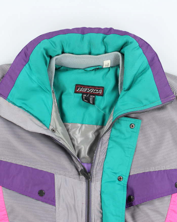Vintage 80's Heavyweight Multi Pocket Ski Jacket - M