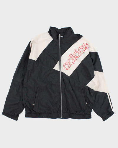 Vintage 90's Adidas Lightweight Spell Out Windbreaker Jacket - L