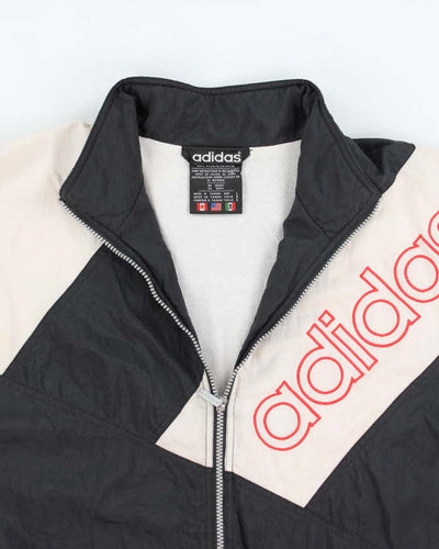 Vintage 90's Adidas Lightweight Spell Out Windbreaker Jacket - L
