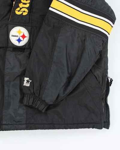 Vintage 90's Pittsburgh Steelers NFL Starter Jacket - L