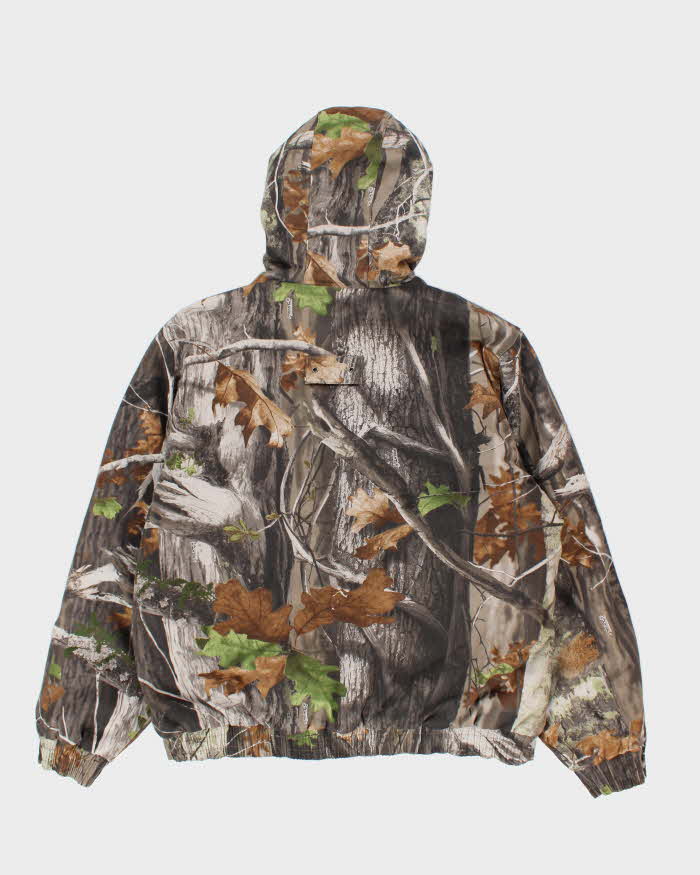 Vintage 2000's Heavyweight Camouflage Utility Hooded Jacket - XL