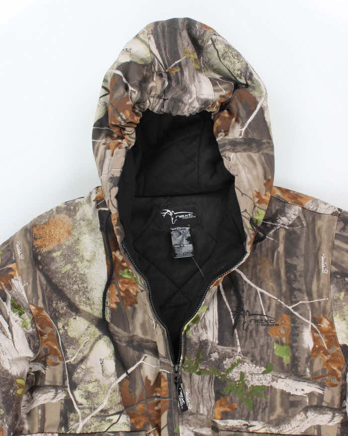 Vintage 2000's Heavyweight Camouflage Utility Hooded Jacket - XL