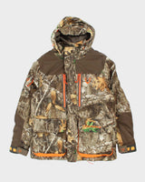 Vintage 2000's Real Tree Heavyweight Hooded Utility Jacket - L
