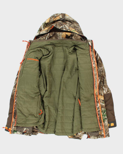 Vintage 2000's Real Tree Heavyweight Hooded Utility Jacket - L