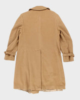 Vintage 80's Aquascutum Wool &amp; Cashmere Blend Overcoat - L