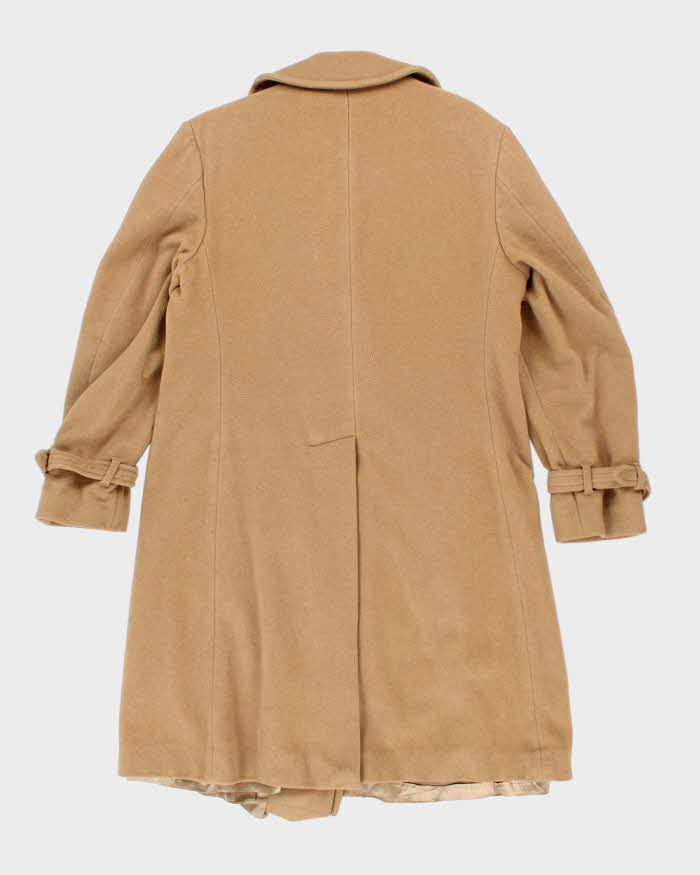 Vintage 80's Aquascutum Wool &amp; Cashmere Blend Overcoat - L
