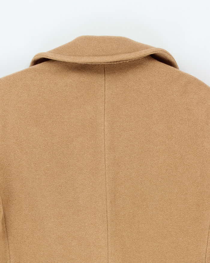 Vintage 80's Aquascutum Wool &amp; Cashmere Blend Overcoat - L