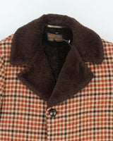 Vintage 50's Pendleton Heavyweight Fur Collar Overcoat - L