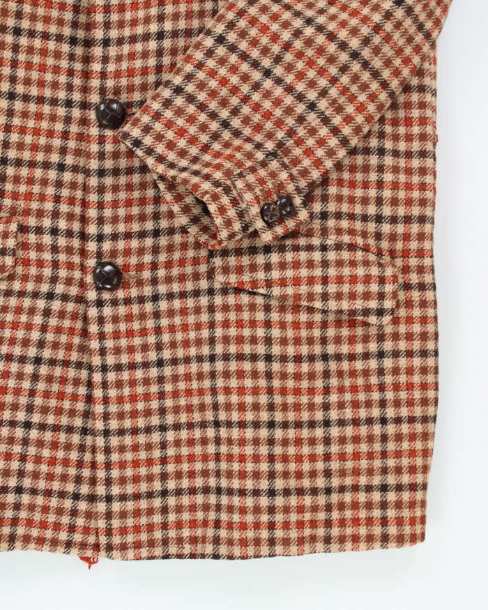 Vintage 50's Pendleton Heavyweight Fur Collar Overcoat - L