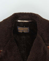 Vintage 50's Pendleton Heavyweight Fur Collar Overcoat - L