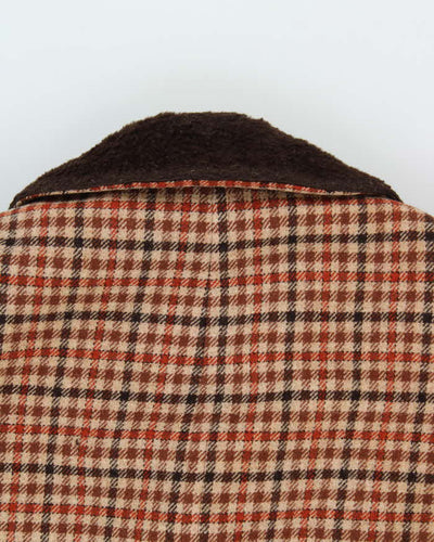 Vintage 50's Pendleton Heavyweight Fur Collar Overcoat - L