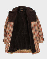 Vintage 50's Pendleton Heavyweight Fur Collar Overcoat - L