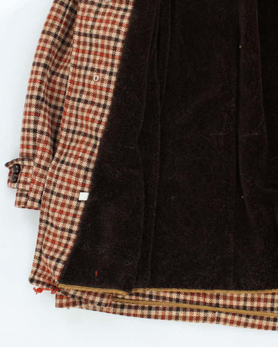 Vintage 50's Pendleton Heavyweight Fur Collar Overcoat - L