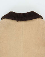 Vintage 50's Pendleton Heavyweight Fur Collar Overcoat - L