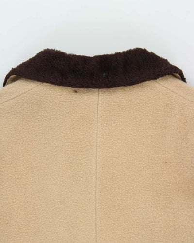 Vintage 50's Pendleton Heavyweight Fur Collar Overcoat - L