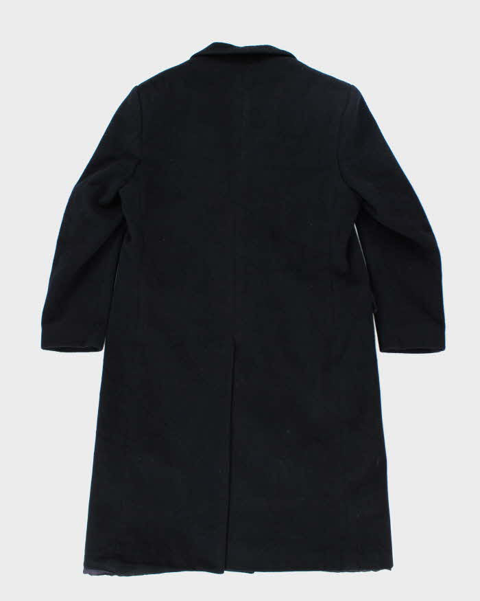 Vintage Wool & Cashmere Heavyweight Double Breasted Coat - L