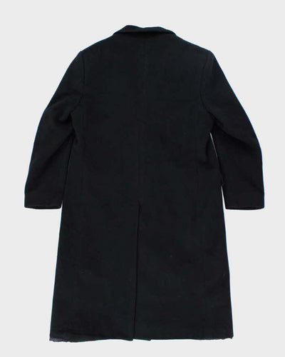 Vintage Wool & Cashmere Heavyweight Double Breasted Coat - L