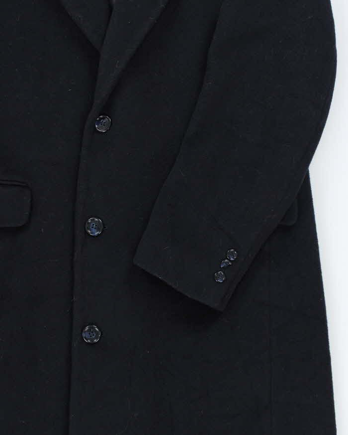 Vintage Wool & Cashmere Heavyweight Double Breasted Coat - L