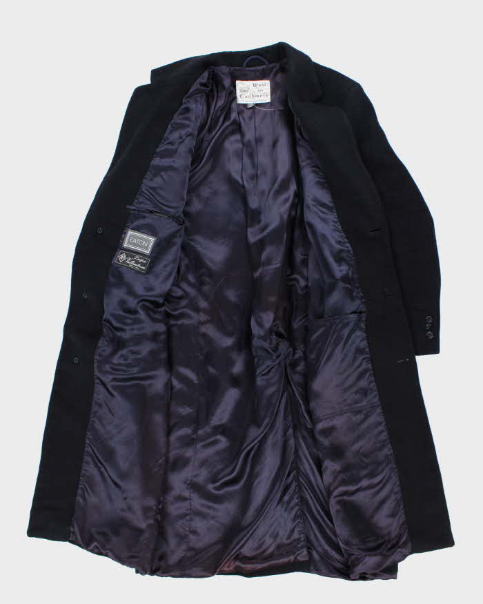 Vintage Wool &amp; Cashmere Heavyweight Double Breasted Coat - L