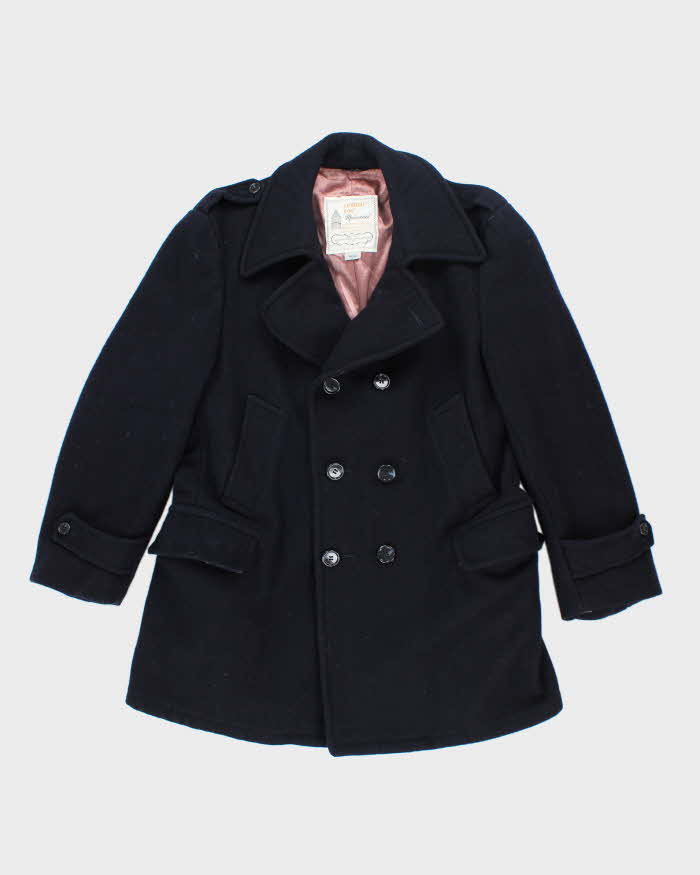 Vintage 80's London Fog Double Breasted Pea Coat - M