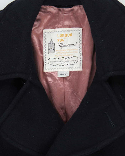 Vintage 80's London Fog Double Breasted Pea Coat - M