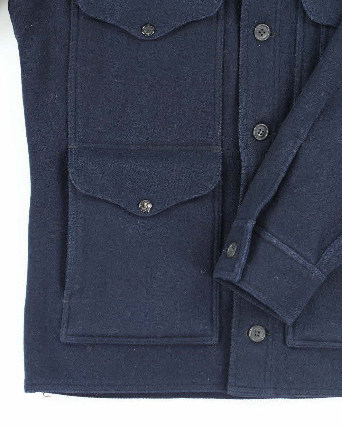 Vintage 80's Filson Heavyweight Multi Pocket Wool Shirt Jacket - L