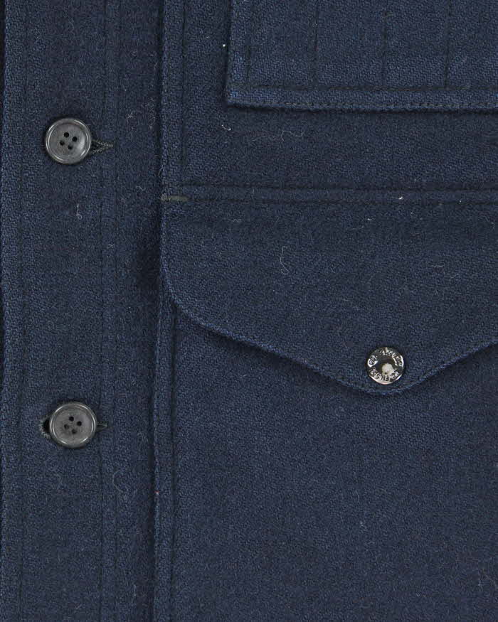 Vintage 80's Filson Heavyweight Multi Pocket Wool Shirt Jacket - L