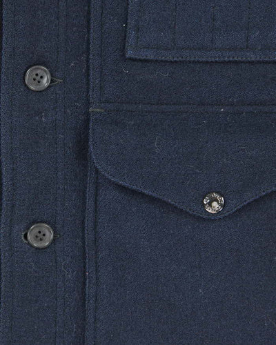Vintage 80's Filson Heavyweight Multi Pocket Wool Shirt Jacket - L
