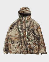 Vintage 90's Remington Duck Camouflage Hooded Utility Jacket - XXL