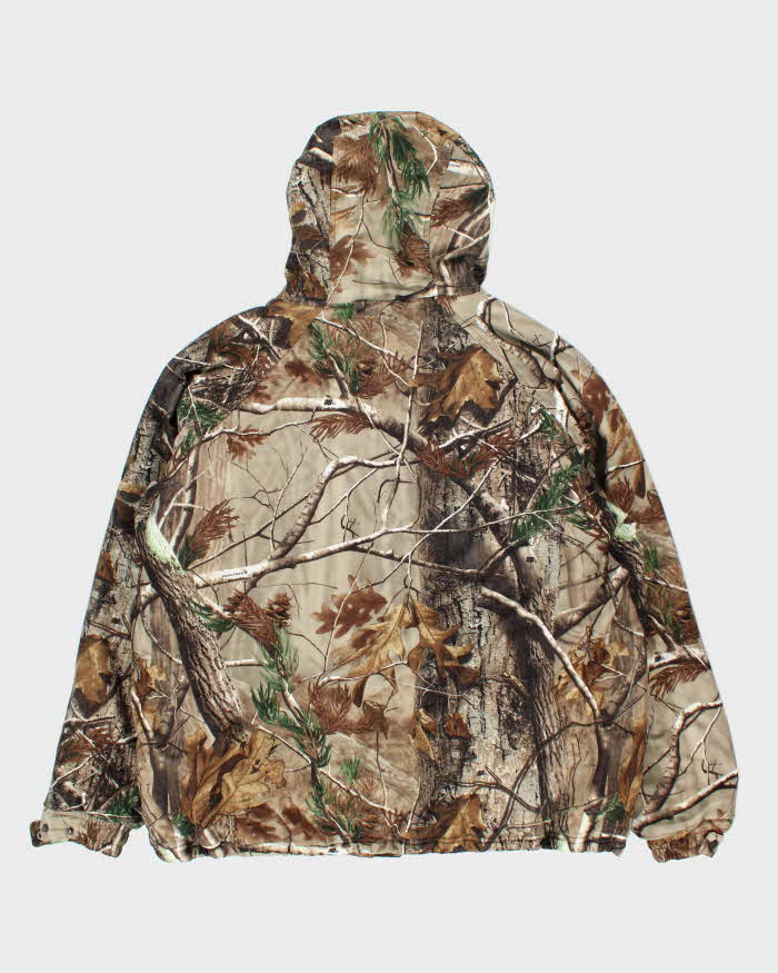 Vintage 90's Remington Duck Camouflage Hooded Utility Jacket - XXL