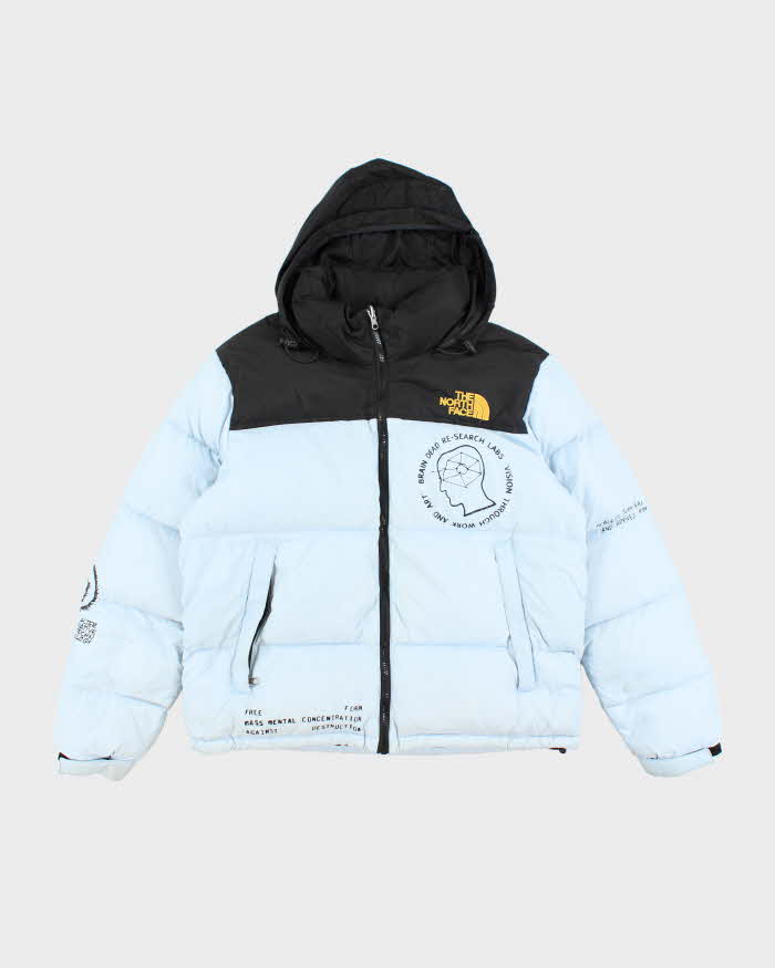 The North Face x Braindead Graphic Printed Nupste Puffer Jacket - S