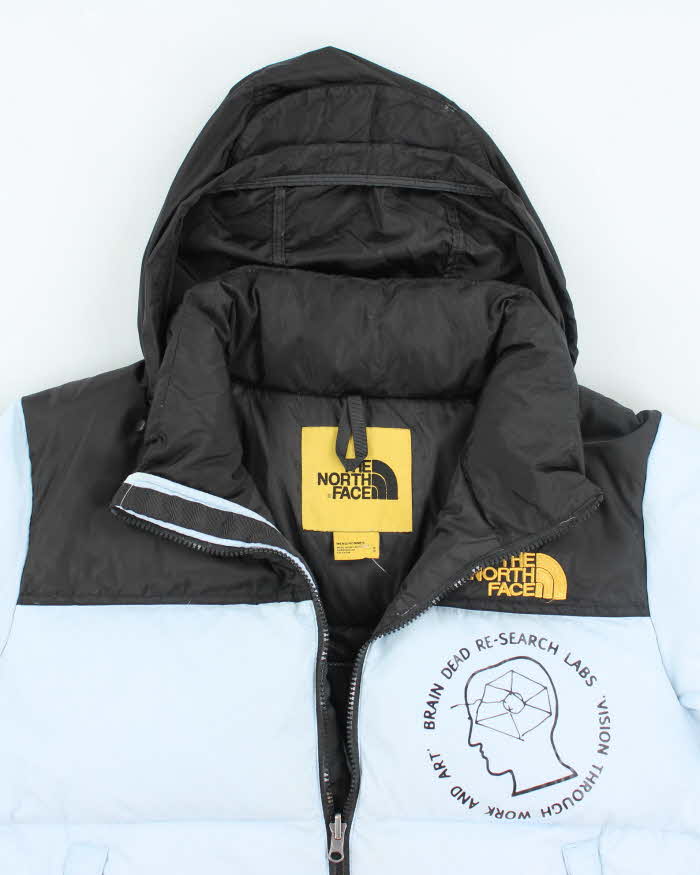 The North Face x Braindead Graphic Printed Nupste Puffer Jacket