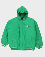 Vintage 90's Starter New York Jets Insulated Hooded Jacket - L
