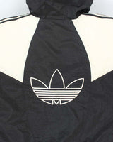 Vintage 90's Adidas Three Stripe Insulated Hooded Jacket - L