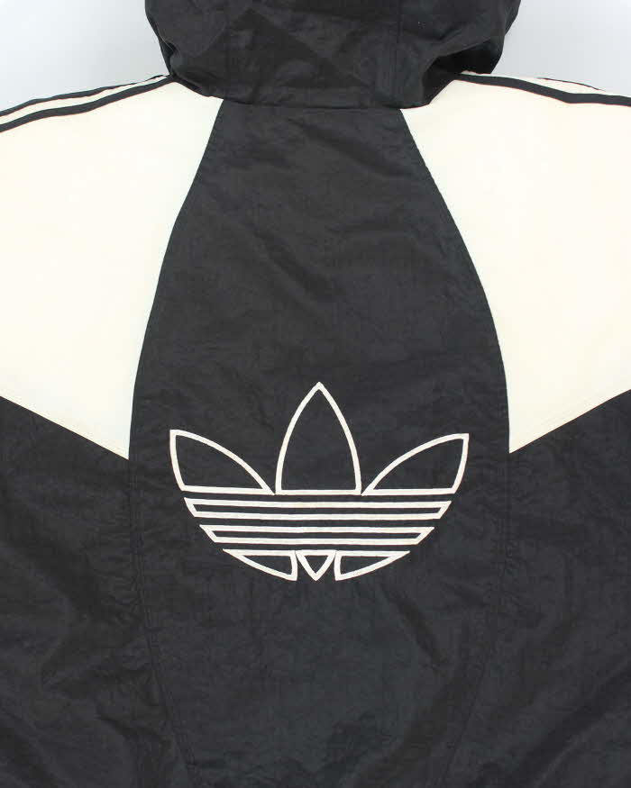 Vintage 90's Adidas Three Stripe Insulated Hooded Jacket - L