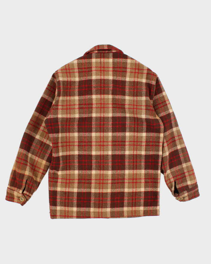 Vintage 70's Pendleton Heavyweight Flannel Shirt Jacket - S