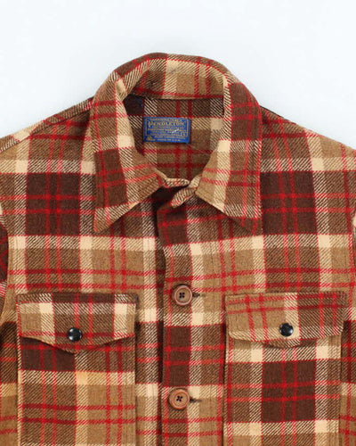 Vintage 70's Pendleton Heavyweight Flannel Shirt Jacket - S