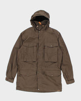 Vintage Fjall Raven Hooded Multi Pocket Rain Jacket - M
